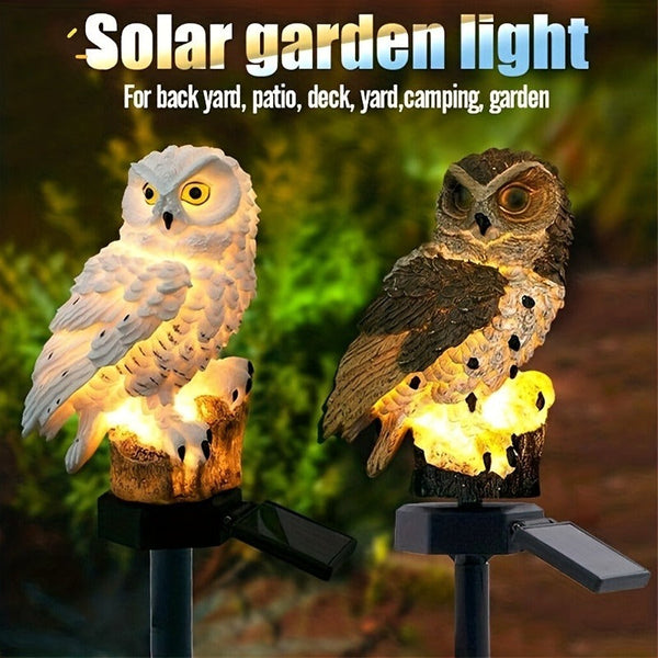 Solar-Gartenleuchte „Eule“