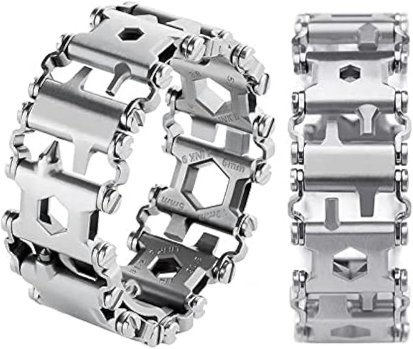 29-in-1 Stainless Steel Multitool Bracelet