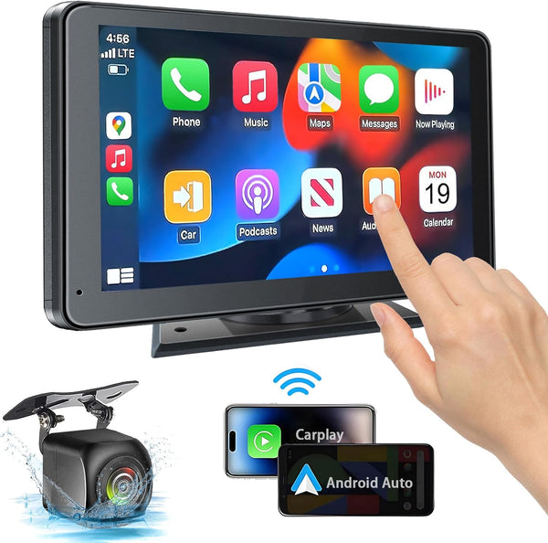 Wireless CarPlay & Android Auto 7" Touch Screen Car Stereo