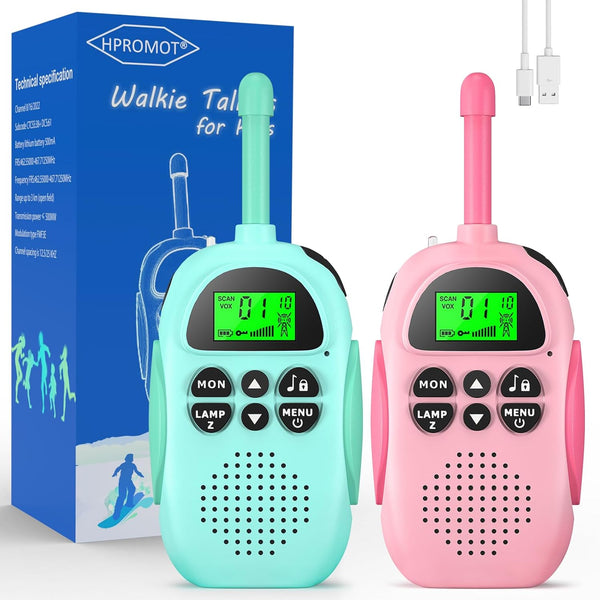 Rechargeable Walkie Talkies for Kids