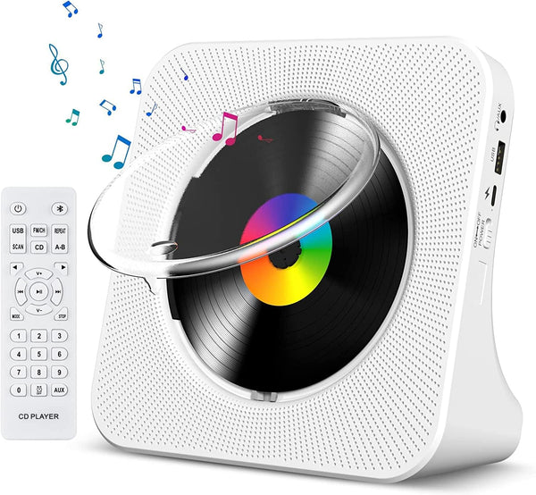 Portable Bluetooth Desktop CD Player