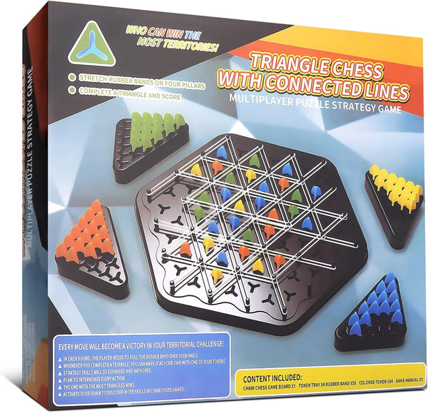 Chain Triangle Chess Game Triggle Board Game