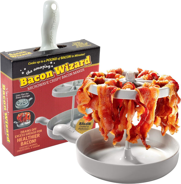 BacoRack Bacon Wizard Microwave Bacon Cooker