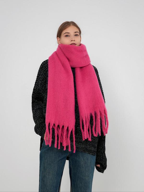 Fashionable thickened women's scarf