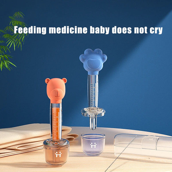 Multi-Functional Baby Feeder with Measuring Syringe and Cup