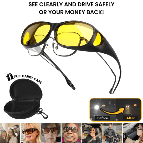 Headlight Glasses - Night Driving Glasses for Glare-Free Vision