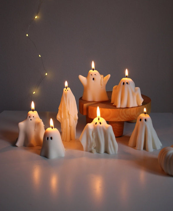 Spooky Ghost Candle Set