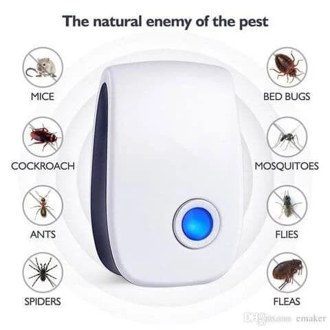 Ultrasonic Pest Repeller for Mosquito, Cockroaches, Rats, Ants, Lizards, Spiders